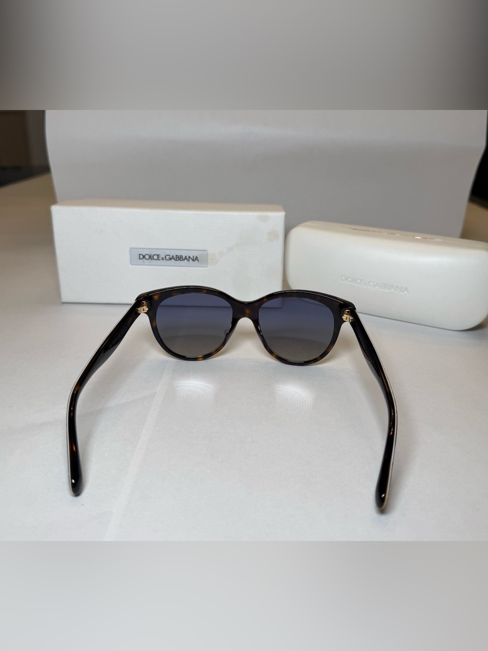 Dolce & Gabbana Multicolor Geometric Cat-Eye Sunglasses - Black Lenses - Picture 4 of 11